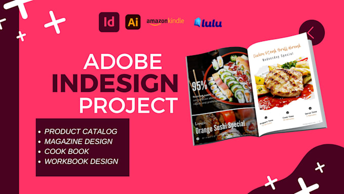 edit format adobe indesign project, manuscript, catalog, workbook, user manual