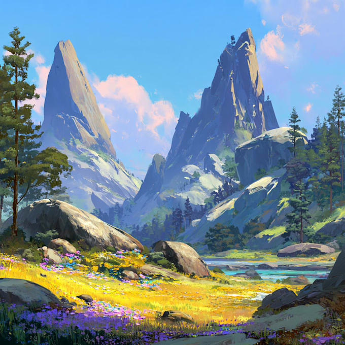 create environment concept art