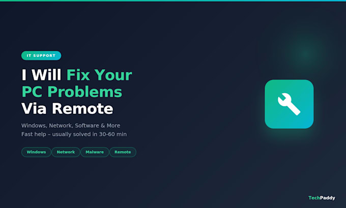 fix your PC problems and IT issues via remote support