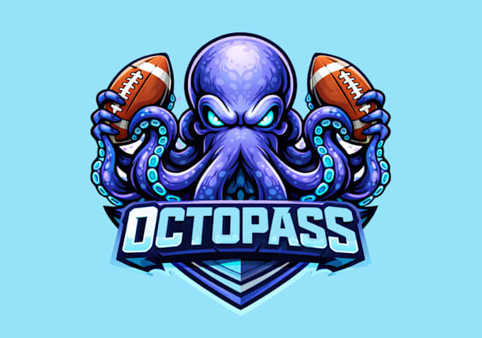 create most wonderful octopus mascot logo design service
