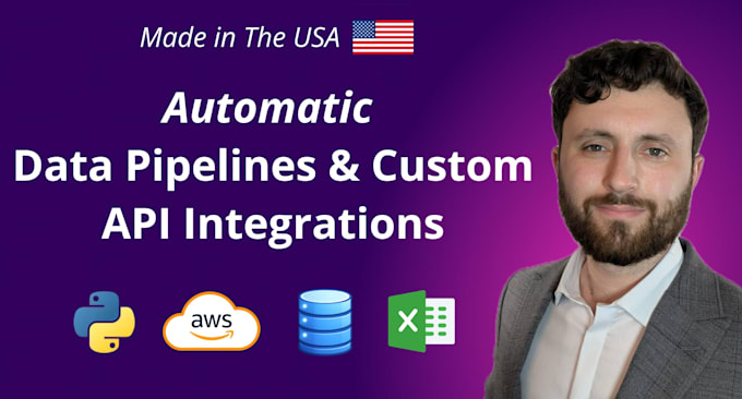 build automatic data pipelines and custom API integrations
