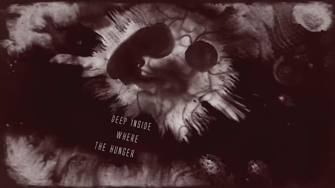 create dystopian metal post punk gothic lyric video for song