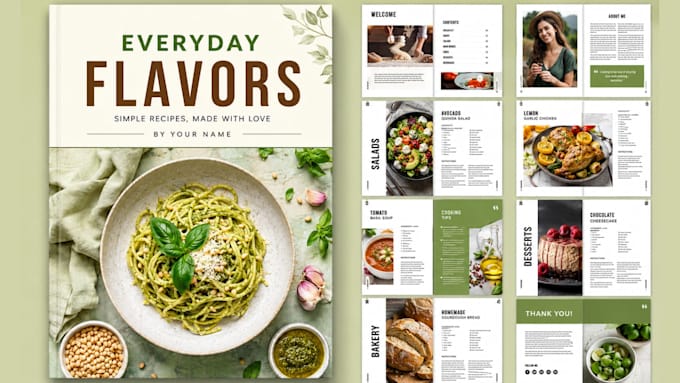 write cookbook recipe book, travel guide, cookbook design, formatting, and ebook