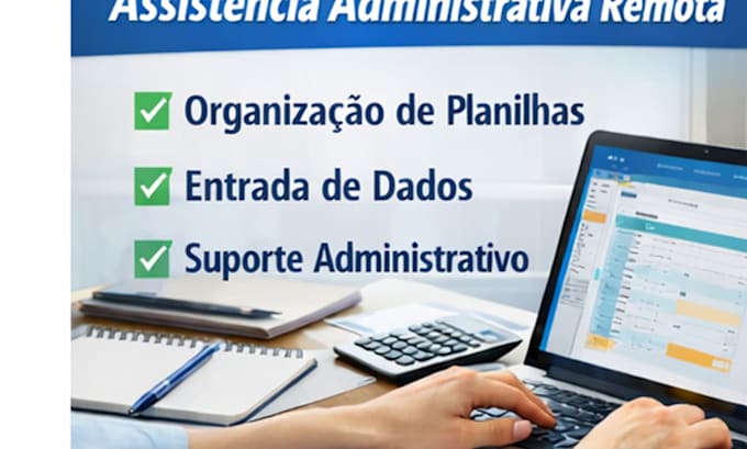 ser sua assistente administrativa remoto