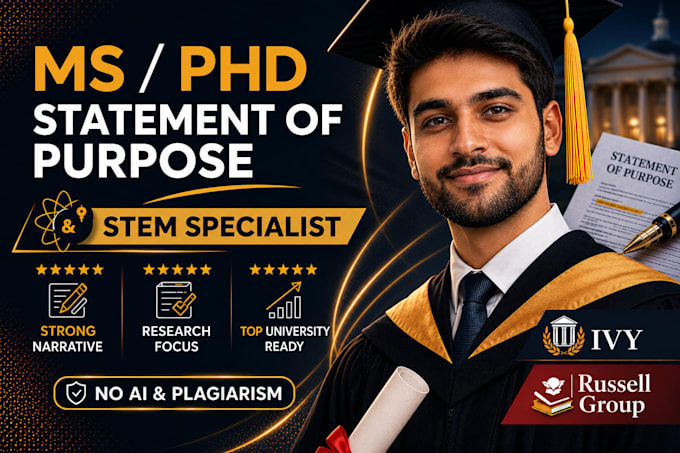 edit or create best statement of purpose, personal statement, motivation letter