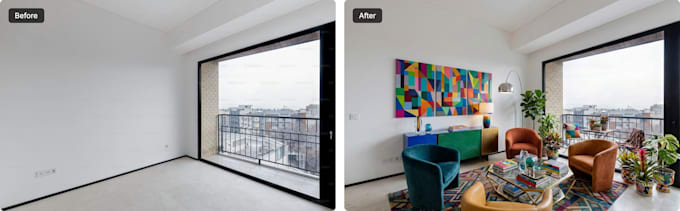 do photorealistic virtual staging and photo editing