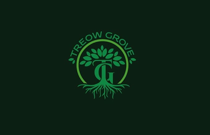 design creative tree nursery logo
