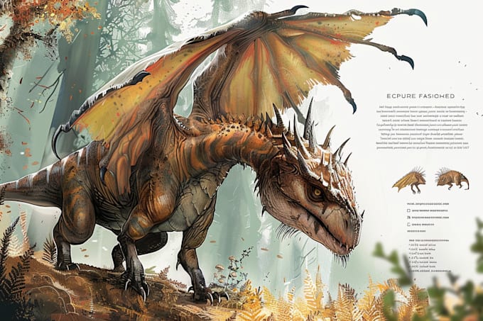 draw speculative evolution paleoart and creature design