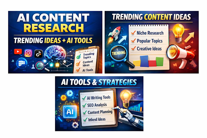 be your researcher for content ideas and ai tools