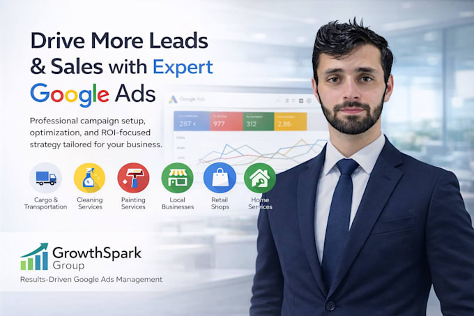 setup, manage and optimize google ads campaigns for your business