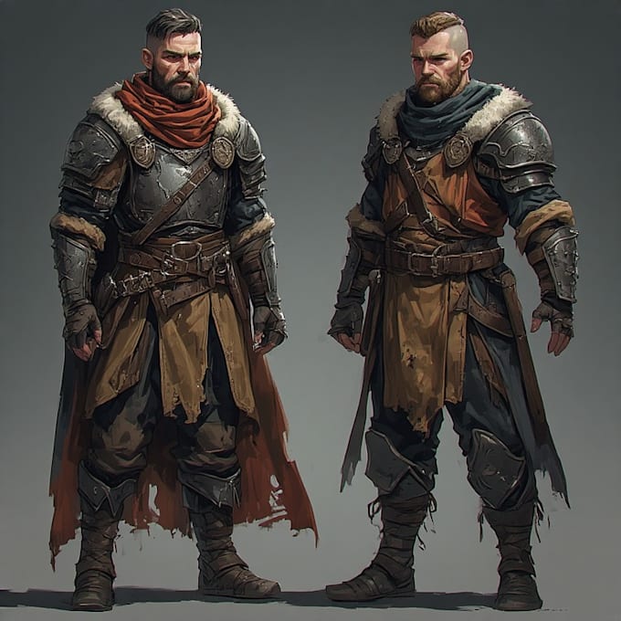 draw your dnd hero, villain, or fantasy character