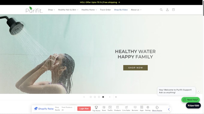 build shopify store, shopify website design or help you redesign