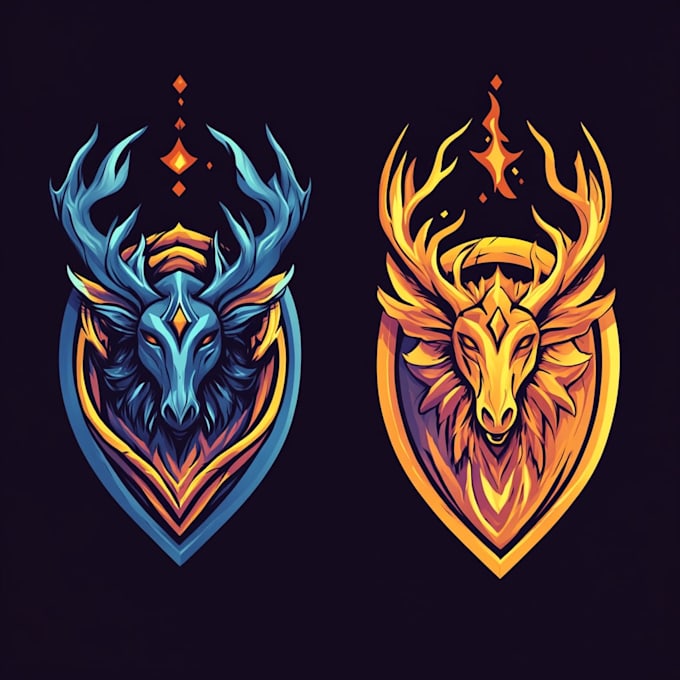create a unique fantasy logo