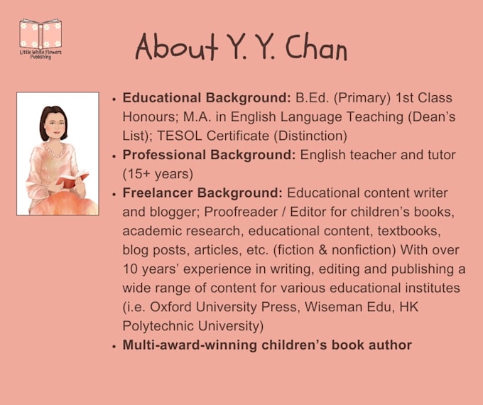 line edit and copy edit your manuscript for children