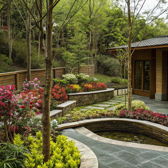 do landscape designing home garden high quality renderings