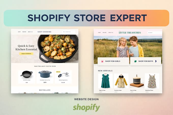 design shopify store redesign shopify website  shopify SEO