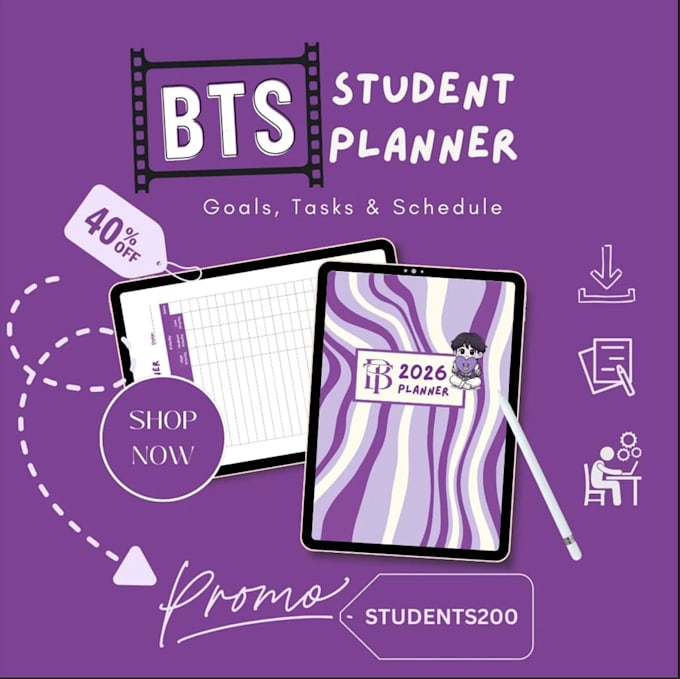 design a bts student planner