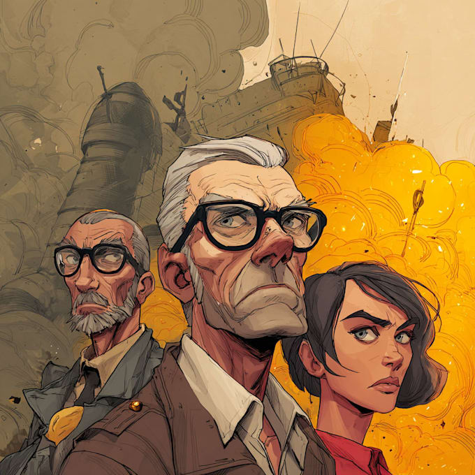 custom comic book art