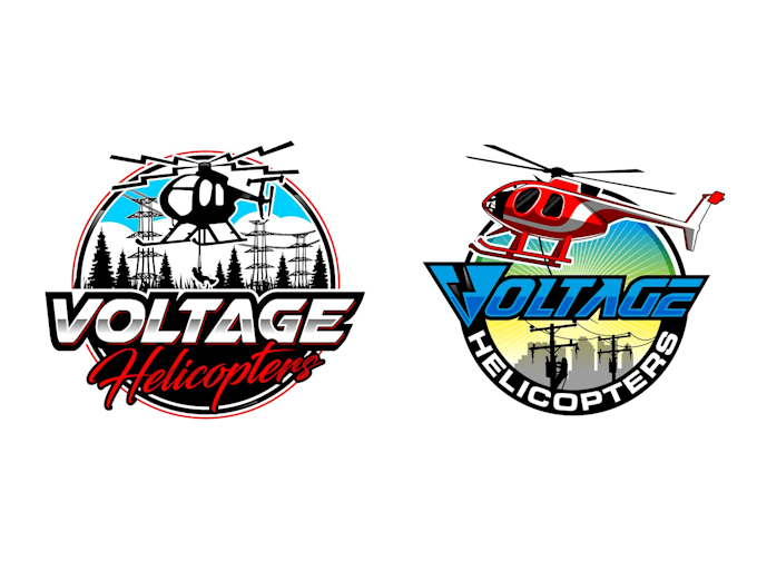 design awesome helicopter logo