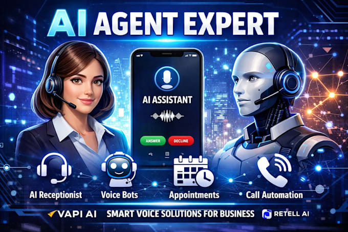 develop ai voice agents and ai receptionist with vapi ai and retell ai