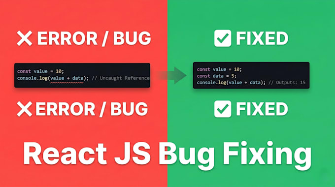 fix react js bugs, UI and javascript issues