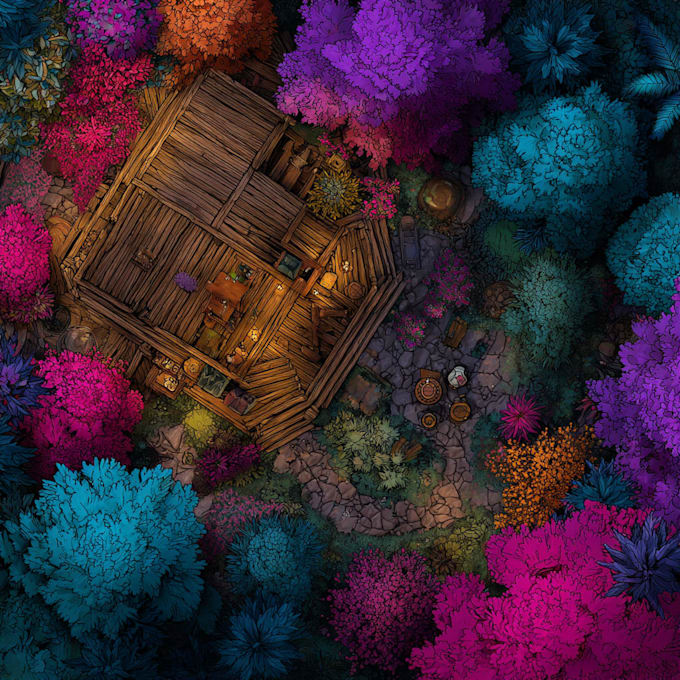 fantasy dnd party and dnd design