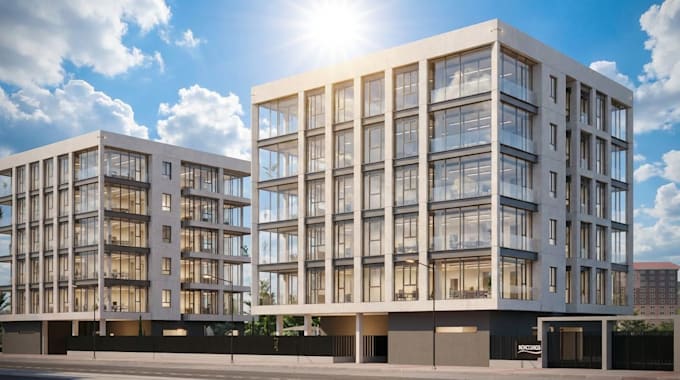 create exterior visualizations for real estate developers