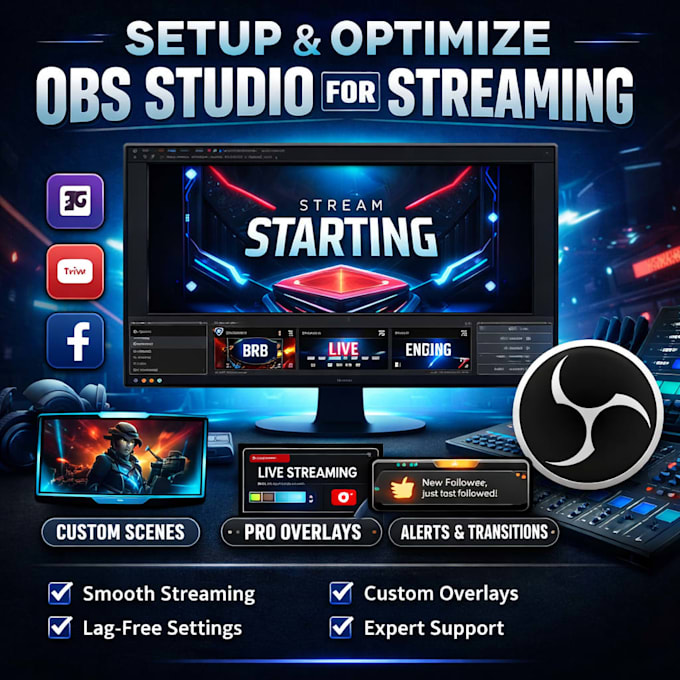 setup and optimize obs studio for streaming