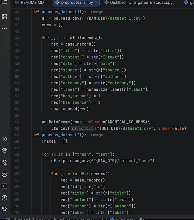 create data analysis and simple ml models in python