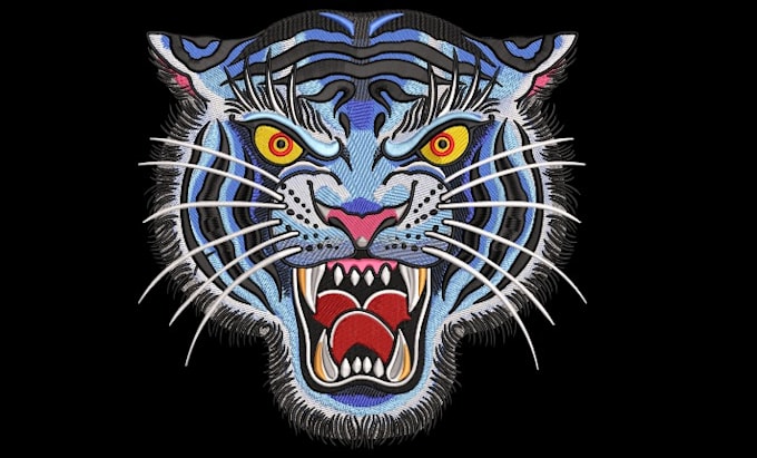 do custom embroidery digitizing and 3d puff logo design for all formats