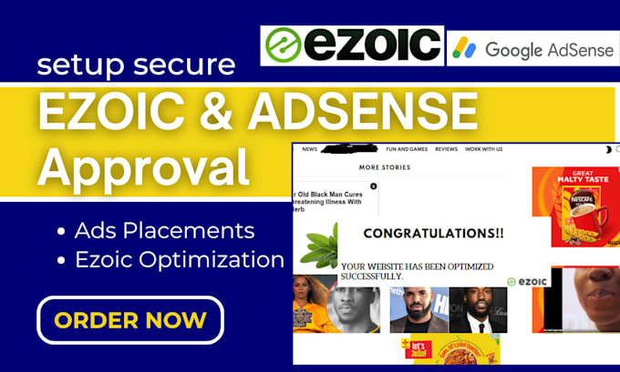 do ezoic approval, adsense ads placement errors and google adsense