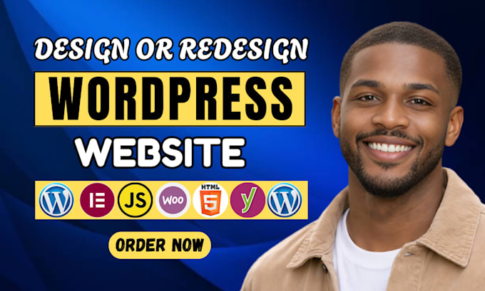 do wordpress website development, design or redesign wordpress business website