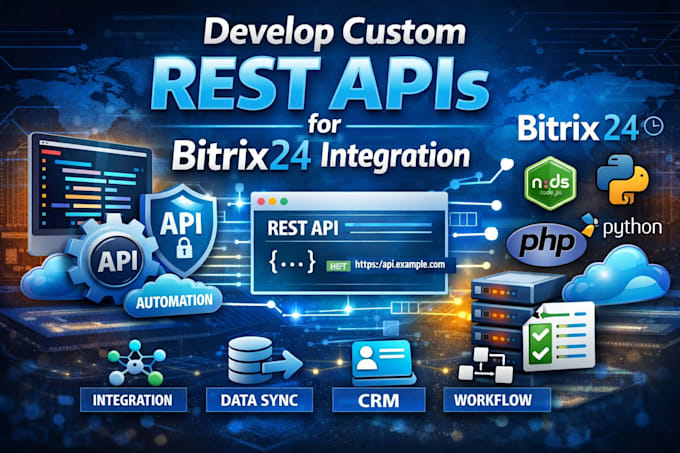 Develop custom rest apis for bitrix24 integration by Samllyxx | Fiverr