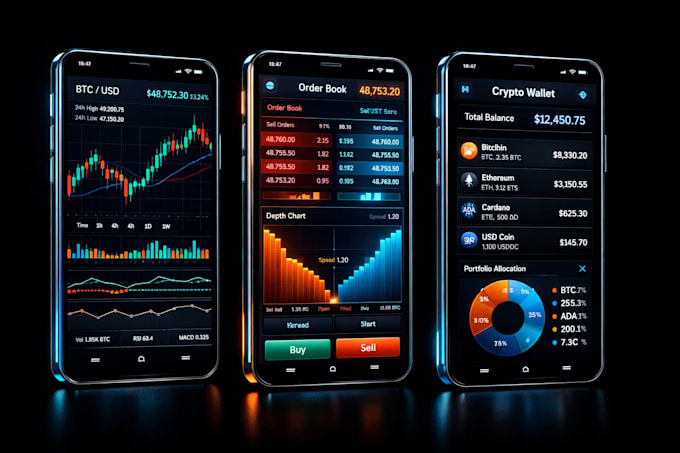 develop crypto trading app forex trading exchange app trading app wallet app
