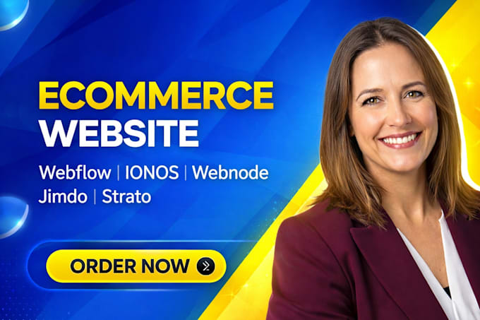 develop webflow ionos strato webnode  jimdo ecommerce website design redesign
