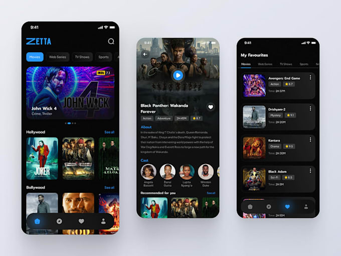 build live streaming ott app for iptv, samsung tizen, roku webos android, ios TV