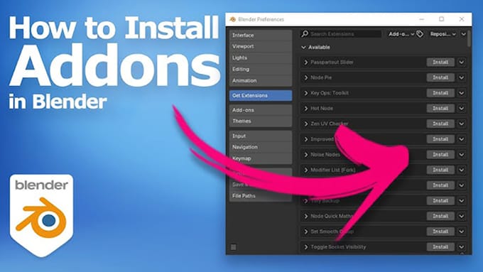 create addon for blender