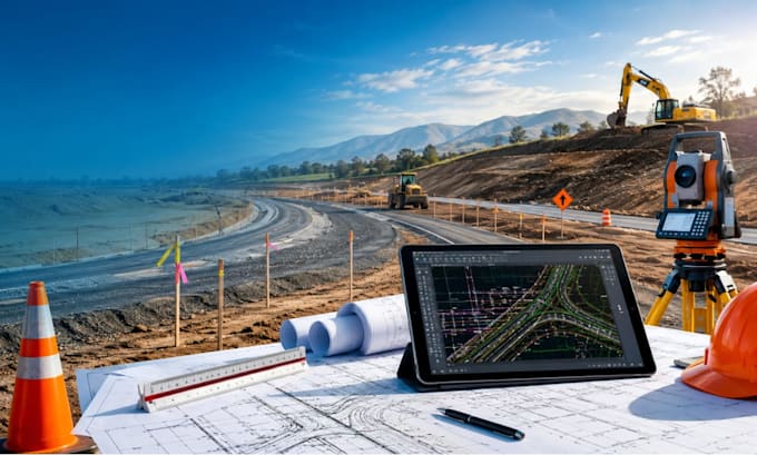 do professional roadway site planning, grading and civil design