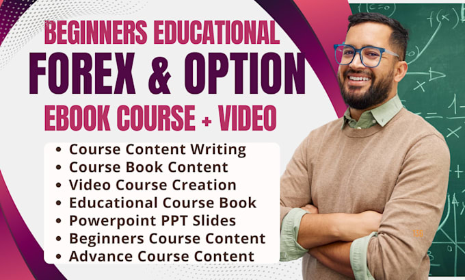 make option, day future trading course content, forex video course ebook writing