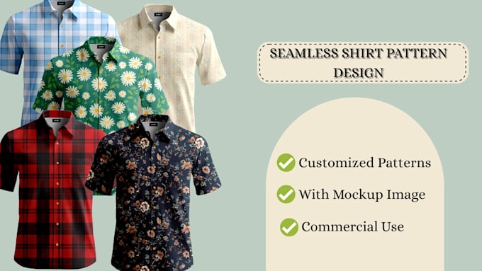 design seamless patterns for normal, fashion and fabrics