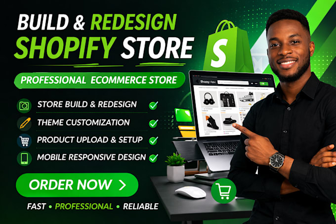 build shopify store redesign design copy ecommerce store redesign shopify store