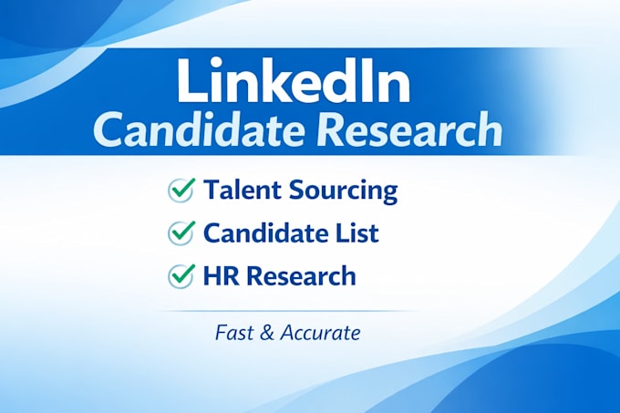 build a list of qualified candidates using linkedin