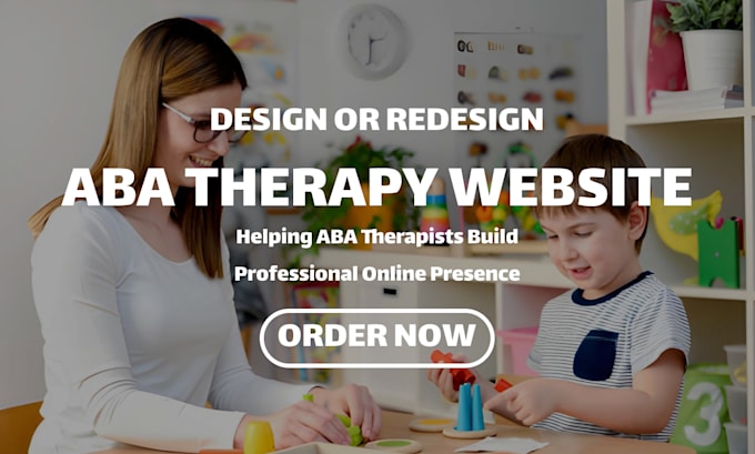 design aba therapy website, autism therapy website or redesign aba therapy site