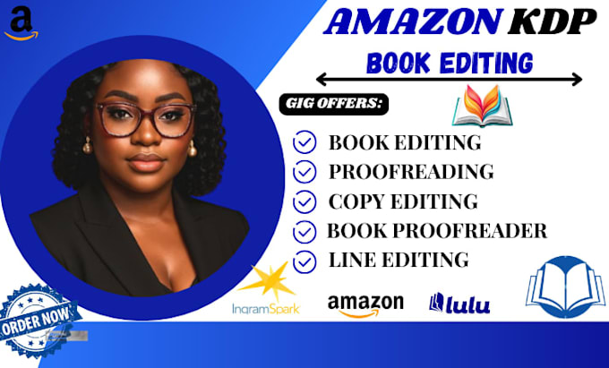 do complete book editing, layout design, book editor and manuscript formatting