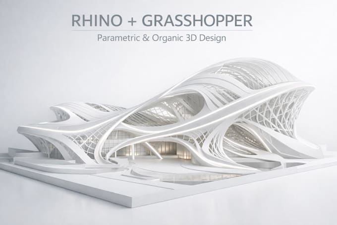create parametric and organic 3d cad designs using rhino grasshopper