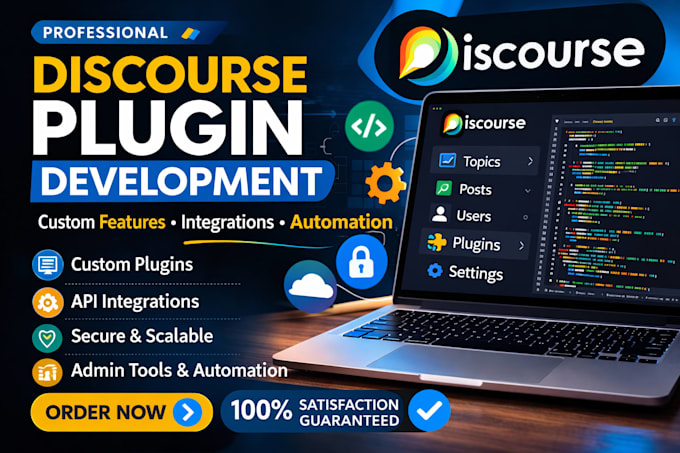 develop a custom discourse plugin, integration, or feature