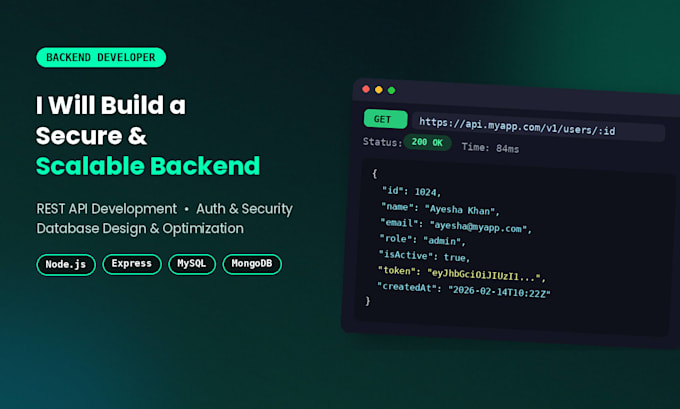 build a nodejs and mysql backend for your nextjs website