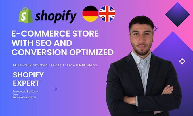 design a professional ecommerce store with shopify