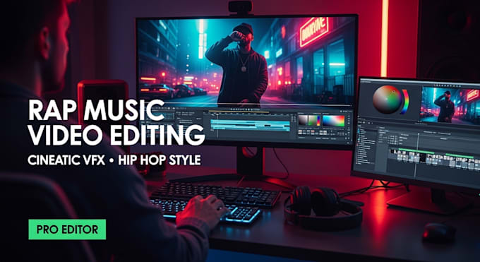 do cinematic vfx music video rap video editing hip pop