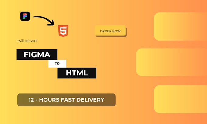 convert figma to html css responsive website or psd to html